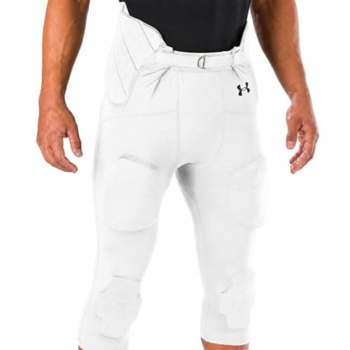Under Armour Gameday Armour Integrated Football Pant Youth, White, X-Large - Image 1