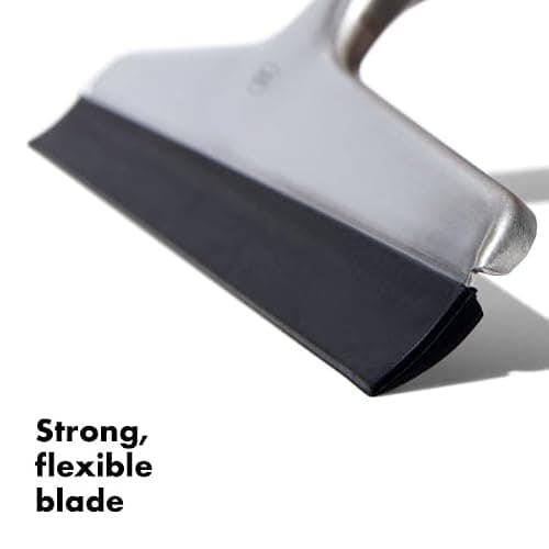 OXO Good Grips Stainless Steel Squeegee - All-Purpose for Bathroom, Glass Shower Doors, Mirrors, Tiles, Countertops and Car Windows - Streak Free thumbnail 4