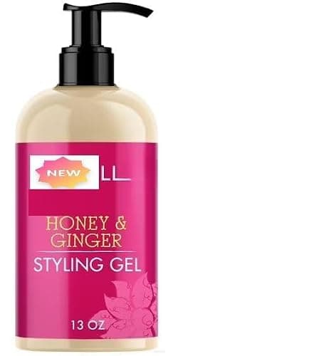 Mie-lle-Honey and Ginger Styling Gel for Smooth, Frizz-Free Styles, 13 oz, Pack 1 - Image 1