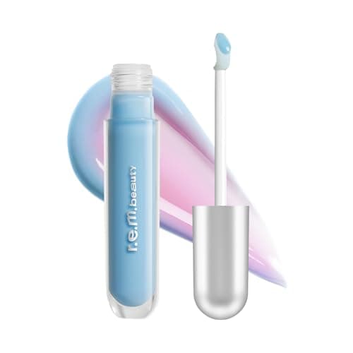 r.e.m. beauty by ariana grande | Essential Drip Glossy Balm in Cotton Candy PH | High Shine Nourishing Lip Balm | Hydrating Hyaluronic Acid | Smooth Glossy Finish - Image 1