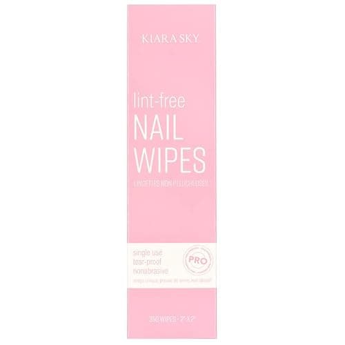 Kiara Sky 100% Lint Free Nail Wipes to Soak Off Acrylic Gel Nail Polish - Lint Free Nail Wipes Soft Gel Nail Polish Remover Pads Absorbable Eyelash Extension Glue Cleaning Wipes thumbnail 5