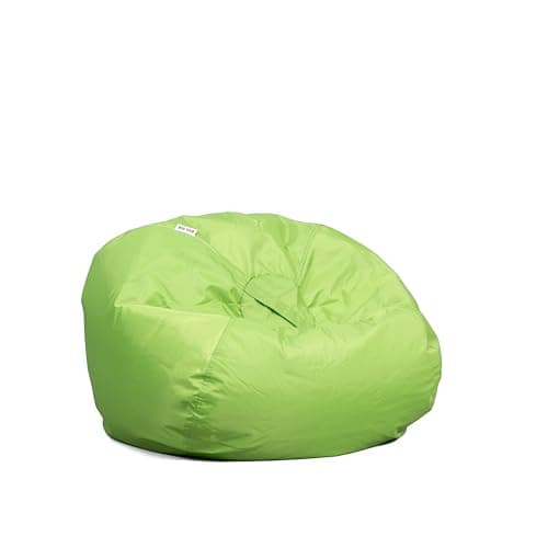 Big Joe Classic Bean Bag Chair, Spicy Lime Smartmax, Durable Polyester Nylon Blend, 2 feet Round - Image 1