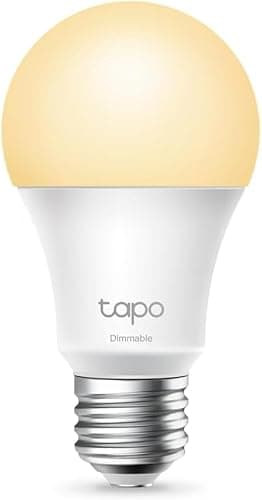 Tapo TP-Link Smart Light Bulbs, 800 Lumens (60W Equivalent), 2700K Soft Warm White LED Bulb, Dimmable, Compatible with Alexa and Google Home, No Hub Required, A19 E26, L510E (4-Pack) thumbnail 7