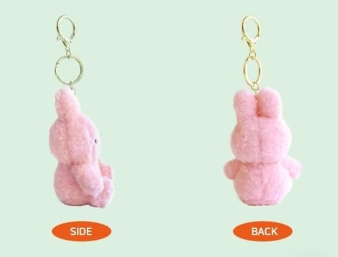 MSGlobal Cute Plush Keychain for Bag, Backpack, About 5 Inches thumbnail 3
