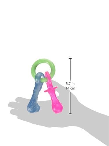 Nylabone Puppy Pacifier Chew Toy, Teething Toys for Puppies, Bacon Flavor, Small - Up to 25 lbs, 1 Count thumbnail 3
