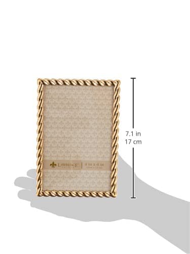 4x6 Golden Rope Picture Frame thumbnail 5
