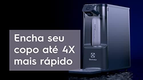 Purificador de Água Gelada Fria e Natural Elétrico Compacto Eletronico placa Electrolux Filtro refil 6 meses ou 3000l Painel Touch Bivolt Grafite PE12G thumbnail 12