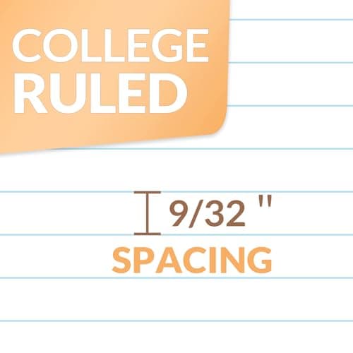 SUNEE Spiral Notebooks, 3 Pack, 1-Subject, College Ruled Paper, 8" x 10-1/2", 70 Sheets per Notebook, Assorted Pastel Colors Spiral Notebooks for School thumbnail 3