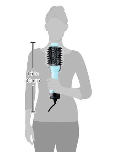 REVLON One-Step Hair Dryer And Volumizer Hot Air Brush, Mint, Mint Volumizer, 1 Count thumbnail 3