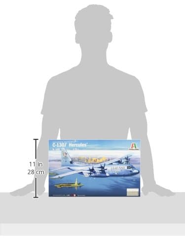 Italeri 1255S 1/72 C-130J Hercules, Grey thumbnail 3