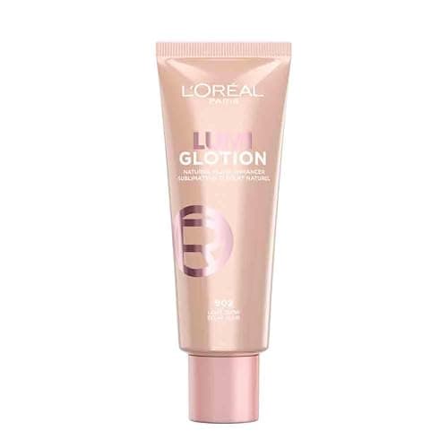 L'Oréal Paris Multi-Use Glow Enhancer, 24h Hydration with Shea Butter and Glycerin, for Face and Body, Paradise Lumi Glotion, Shade 902: Light Glow, 40 ml - Image 1