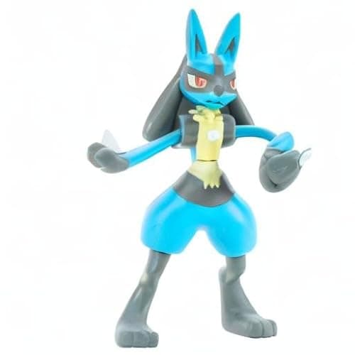 Pokemon Characters Set 8 Pack Pokemon Games Garchomp, Pikachu, Eevee, Lucario, Riolu, Munchlax, Glaceon & Leafeon - Figurine Toys thumbnail 8