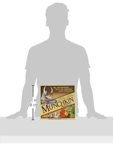 Munchkin Deluxe Board Game (Base Game), Family Board & Card Game, Adults, Kids, & Fantasy Roleplaying Game, Ages 10+, 3-6 Players, Avg Play Time 120 Min, From Steve Jackson Games thumbnail 2