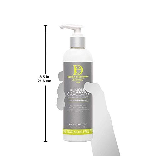 Design Essentials Almond & Avocado Moisturizing & Detangling Leave-In Conditioner for Curly Hair, 12 Ounce thumbnail 6