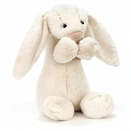 Jellycat Bashful Cream Bunny Stuffed Animal, Huge 20 inches - Rabbit and Bunny Plush Toy - Classic Children's Gift thumbnail 6