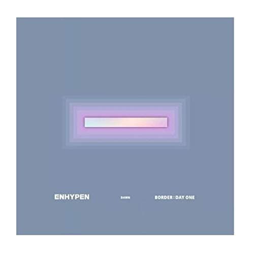 Enhypen Border : Day One 1st Mini Album Dawn Version CD+136p PhotoBook+Clear Story Cover+1p Bookmark+2p PhotoCard+1p PostCard+Tracking Sealed - Image 1