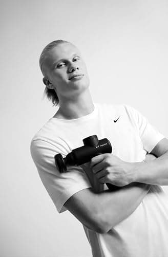 Hyperice Hypervolt Go 2 - Black - Featuring Quiet Glide Technology - Handheld Percussion Massage Gun - 3 Speeds, 2 Interchangeable Heads - Helps Relieve Sore Muscles and Stiffness - FSA-HSA Eligible thumbnail 2