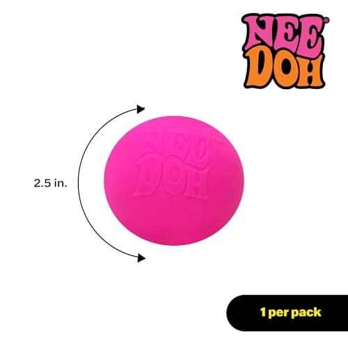 Schylling NeeDoh Original - Sensory Fidget Toy - Pink - Ages 3 to Adult , 1 Count ( Pack of 1) thumbnail 5