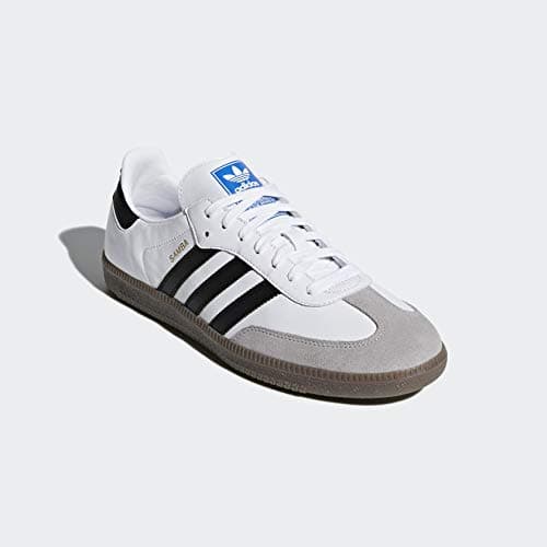 adidas Originals Mens Samba OG Sneaker - 6 - Footwear White/Core Black/Granite thumbnail 8