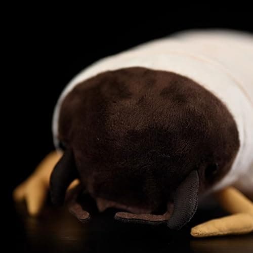 Realistic Grub Plush - 13.7'' Caterpillar Worm Stuffed Animal, Insects Lovers, and Collectors thumbnail 6