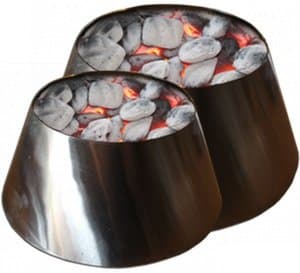VORTEX (IN) DIRECT HEAT for Charcoal Grills, Medium Size - For Weber Kettle 22 26.75 WSM Smokey Mountain XL Kamado XL Big Green Egg thumbnail 6