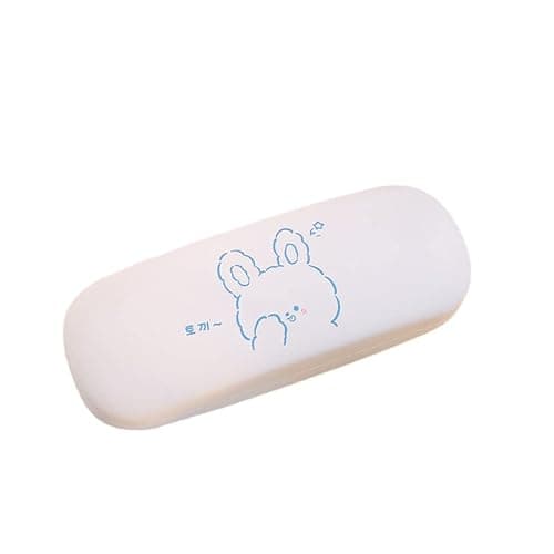 Tooe Kawaii Eyeglasses Clamshell Hard Case Holder Japanese Aesthetic Anime Printed Protective Case Eyeglass Storage Case - Image 1