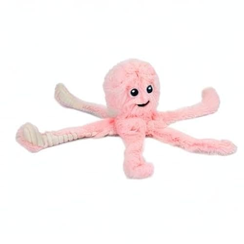 Best Pet Supplies Interactive Squeaky Dog Chew Toy, Ideal Dog Toys for Chewers, Small, Medium & Large Dogs, and Fetch Lovers - Octomutant (Pink), Large thumbnail 6