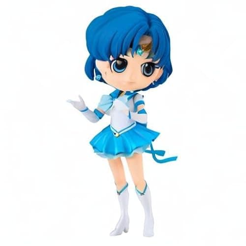 Banpresto - Pretty Guardian Sailor Moon Cosmos The Movie - Eternal Sailor Mercury (ver. A), Bandai Spirits Q Posket Figure thumbnail 6