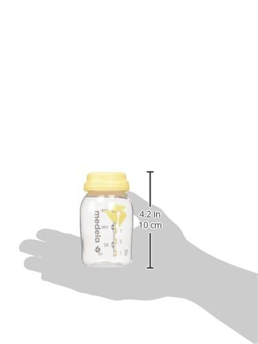 Medla Breast Milk Collection and Storage Bottles with Solid Lids - 6pk/5oz-150mL Breastmilk Container, Compatible with Medela Breast Pumps and Made Without BPA thumbnail 2