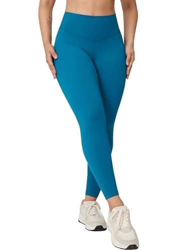UNISSU Butter No Front Seam Workout High Waisted Leggings for Women Buttery Soft Gym Athletic Tights Yoga Pants - 25'' - Image 1