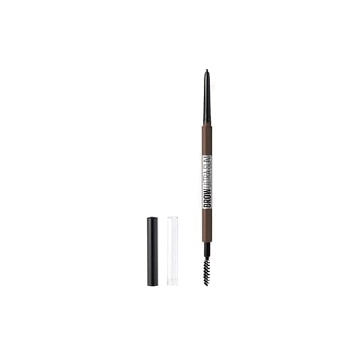 Maybelline Express Brow Ultra Slim Eyebrow Makeup, Brow Pencil with Precision Tip and Spoolie for Defined Eyebrows, Deep Brown, 1 Count thumbnail 2