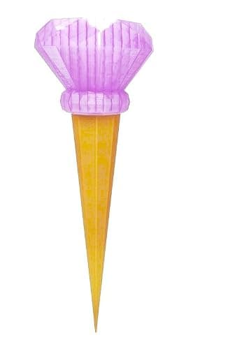 Microphone for Velvet & Veneer Trolls 3 Movie Prop Band Together Handmade to Order Purple Gold thumbnail 4