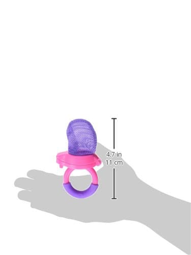 Munchkin Baby Feeder for Fresh Food and Fruit, 2 Pack, Coral/Purple thumbnail 2