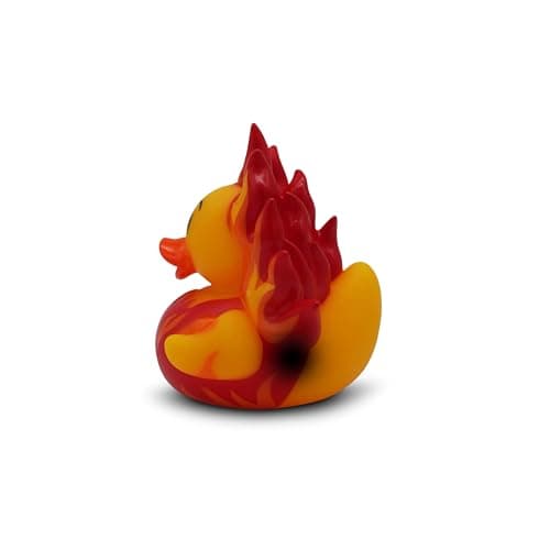 GOOFBALLS Funny Rubber Duck – Hilarious Decorative Duck for Bathroom, Jeep, Desk, or Gag Gift – Quirky Collectible with Sarcastic Quote – Great Gift for Adults, Coworkers, or Friends-I'm Fine thumbnail 4