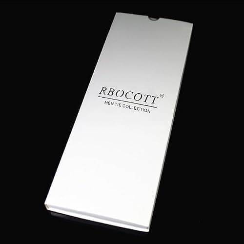 RBOCOTT Solid Color Tie Formal Necktie for Men thumbnail 4