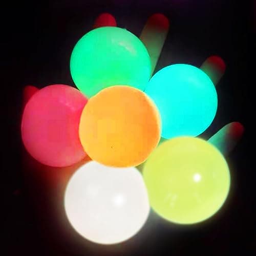 12pcs Sticky Ball Glow in Dark Fidget Sensory Balls - Valentines Day Gifts for Him Her Women Stress Relief Toys for Adults & Kids,Valentines Gift for Party Favors & Prizes Valentines Stocking Stuffers thumbnail 6