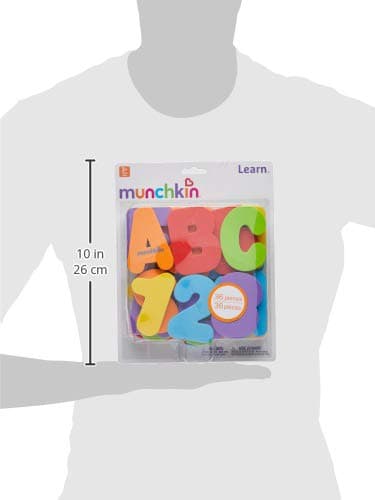 Munchkin® Learn™ Bath Letters and Numbers 36pc Toddler Bath Toy thumbnail 4