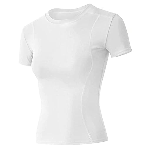 Loovoo Women Workout Shirts 1/2/3 Pack Athletic Compression Tee Dry Fit Yoga Gym Basic Tops - Image 1