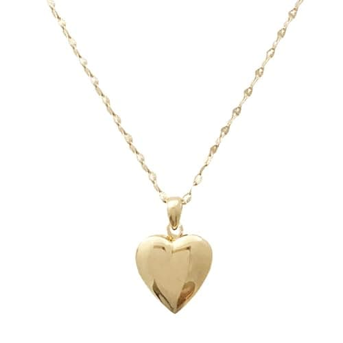 HONEYCAT Puffy Heart Locket in Gold, Rose Gold, or Silver | Minimalist, Delicate - Image 1