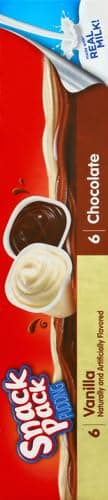 Snack Pack Chocolate and Vanilla Pudding Cups FamilyPack, 3.25 Ounce (Pack of 24) thumbnail 11