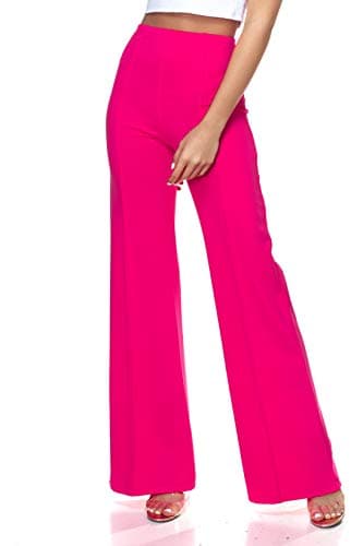 Cemi Ceri Women's High Waist Dress Pants - Large Berry - Image 1