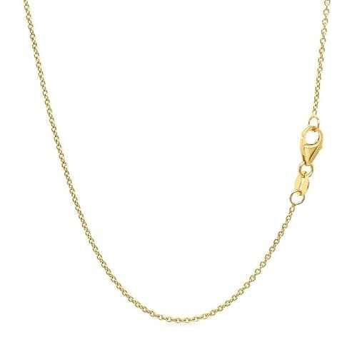 prgislew 14k Gold Over 925 Sterling Silver Chain Necklace for Women Layering Necklaces 18" 1.6mm Cable Chain Necklace Sturdy & Shiny Women's Gold Chain Necklaces Upgraded Spring-Ring Clasp thumbnail 2