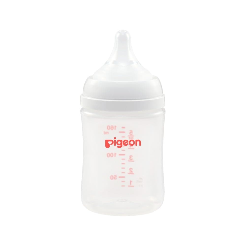 PIGEON SofTouch | Biberón Recién Nacido 0+ Meses | Simula Lactancia Materna | Tecnología Japonesa | Reduce Cólicos | Tetina SS | 160 ml | Color Blanco. thumbnail 3