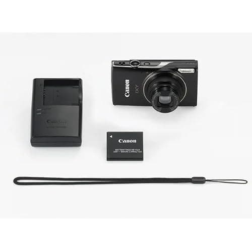 Canon PowerShot IXY 650 (ELPH 360) HS Compact Digital Camera 12x Optical Zoom IXY650 (Black) Bundle with 64GB Memory Card + Camara Bag + Card Reader + Vlogging Tripod + Cleaning Kit + More (Renewed) thumbnail 4