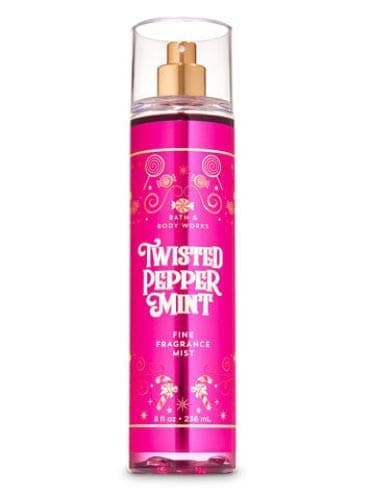 Bath and Body Works - Twisted Peppermint - Fine Fragrance Mist and Ultra Shea Body Cream - Full Size – Winter 2019 thumbnail 2