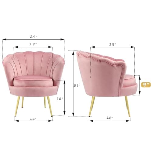 pink loft chair  thumbnail 2