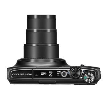 Nikon COOLPIX S9500 Wi-Fi Digital Camera with 22x Zoom and GPS (Black) (OLD MODEL) thumbnail 4