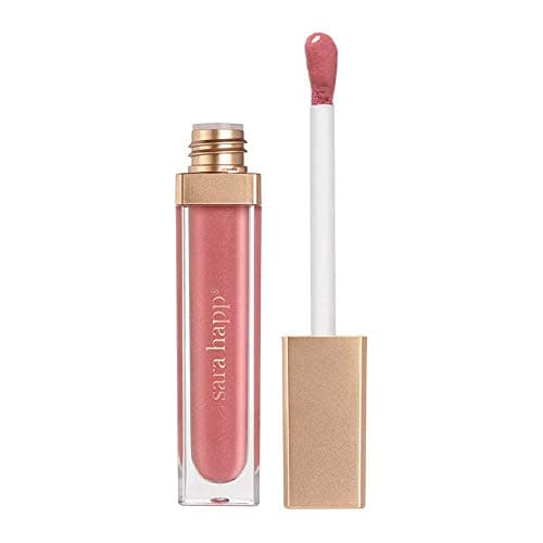 Sara Happ Pink Slip Luxe Gloss with Subtle Shimmer - High-Impact Shine & Long-Lasting Wear, Nourish, Hydrate, and Heal Your Lips, 0.21 fl. oz. - Pink thumbnail 2