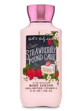 Bath and Body Works - Strawberry Pound Cake - Daily Trio - Shower Gel, Fine Fragrance Mist & Super Smooth Body Lotion- New 2020 thumbnail 4
