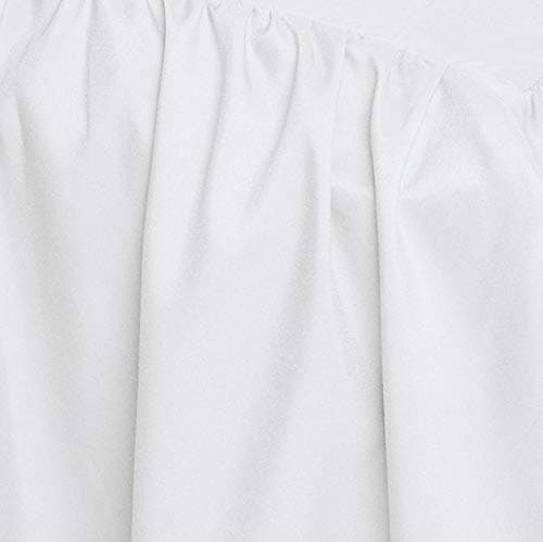 Amazon Basics Lightweight Ruffled Bed Skirt, Classic Style, Soft and Stylish 100% Microfiber with 16" Drop, Machine Washable, Wrinkle Free, Queen, Bright White, Solid thumbnail 4